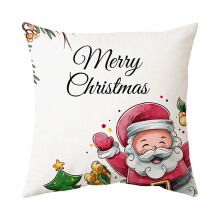 Funda de almohada navideña, funda de cojín festiva, 1 unidad