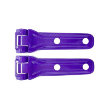 Achterklepscharnier Decoratiekap Plastic afdekking-Paars