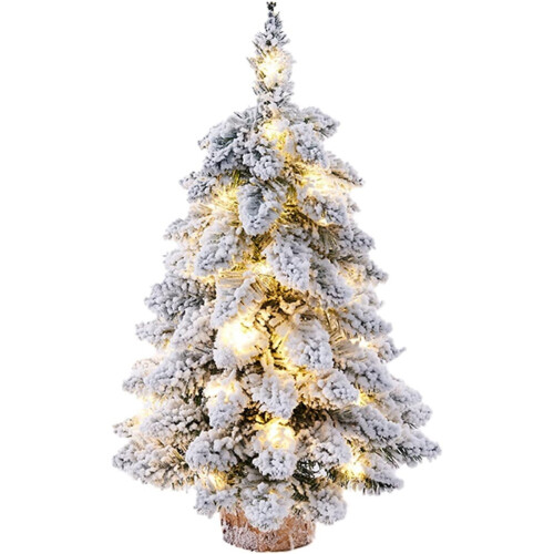 Enfeite de mesa pequeno e aveludado para árvore de Natal