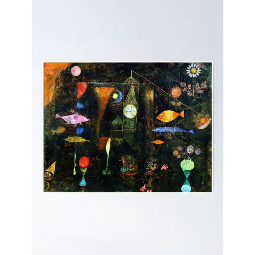Μαγεία Ψαριού, Paul Klee Μοντέρνα Τέχνη Διακόσμησης Χωρίς Πλαίσιο 2