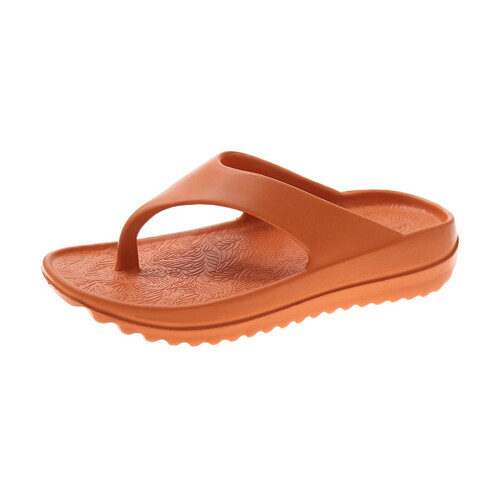 Women's Orthotic Flip Flops with Arch Support Orange 2