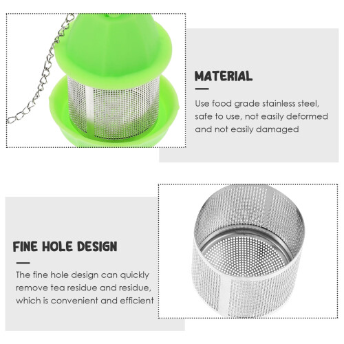 Sifilter Rustfrit stål Te-Steeper Tekugler til Løs Te Te-Infuser Sød Rustfrit Stål Te-Infuser 2