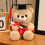 PhD Graduation Teddy Bear 7.1-Inch Plush with Cap 1