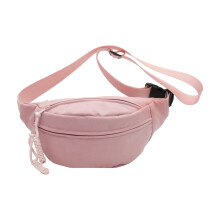 Vandafvisende lærredsslyngetaske justerbar crossbody pink