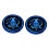 2PCS Striking Lighted Cup Mats produced For Automotive And-D 1