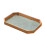 Plateau de service rectangulaire vintage pour thé ou bougies 1