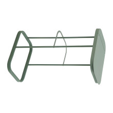 Platzsparender hoher Mülleimer mit Deckel und Halter für-Grün