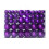 Décorations de Noël Staron violettes incassables, 100 pièces 1