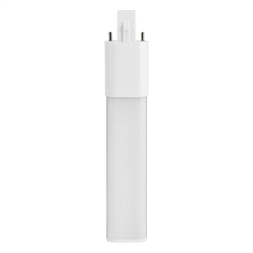 Tube LED DEWIN G23 blanc chaud encastrable horizontal