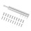 Tige de suspension murale extensible pour vêtements,-Argent 1