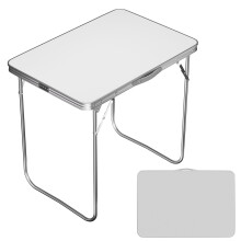 Folding Table 2.6ft, Portable Foldable Aluminium Table for Camping, Party & Picnic, Lightweight Small Folding Table, Sturdy Outdoor Patio Furniture