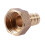 Brass Hose Barb Coupler12mm x1/2BSP Female3Pack 4