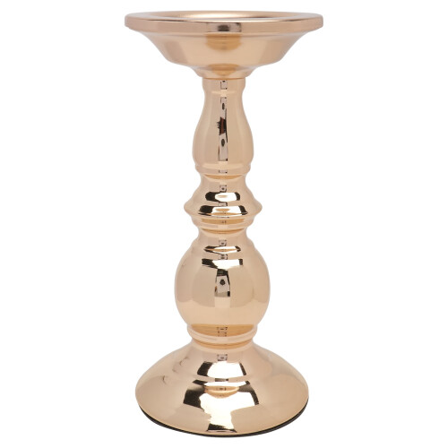 Castiçal vintage de metal, 22 cm