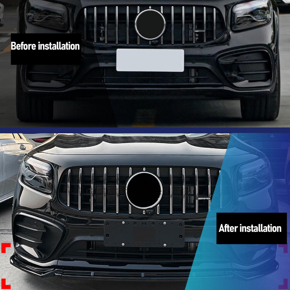 Front Lip Spoiler Bright Glb X247 Black 7340572984548
