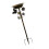 Iron Bird Bath for Backyard Decors Provide-golden butterfly 1