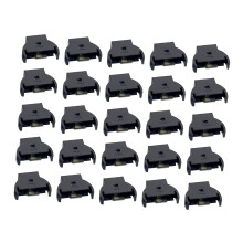 Multifunctional CR2032 Battery Socket 3PIN Black-25 pieces