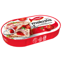GRAAL Makrela w sosie pomidorowym 170g