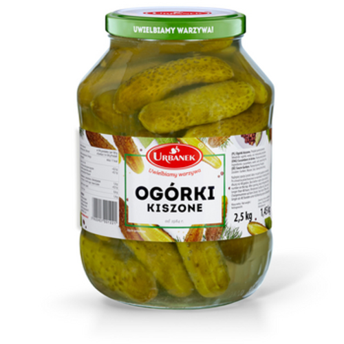 Ogórki kiszone 2,5kg Urbanek
