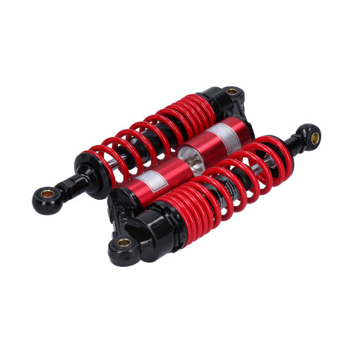 Red Motorcycle Spring Shock Damper Component
