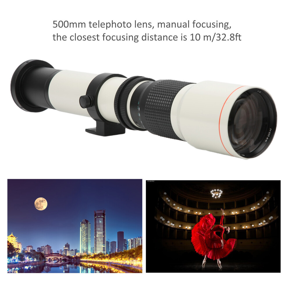 500Mm F8-F32 Telephoto Lens 2X For Canon 7790334212721