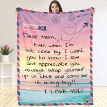 Couverture jetée cadeau pour grand-mère 50 x 60 pouces