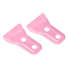 2Pcs ABS Engine Cover Hinges No Drilling Required-Pink