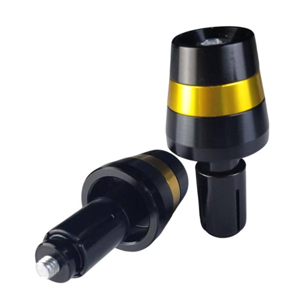 Motorcycle Handlebar End Plugs Weights Reduce Vibration- Gold 7751001552113
