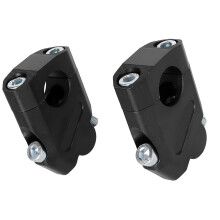Motorrad-Lenkererhöhung, 22 mm, 7/8 Zoll, Lenkerklemme,-Schwarz