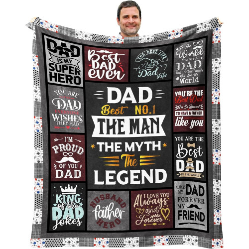 Couverture d'anniversaire pour fils 152 x 127 cm
