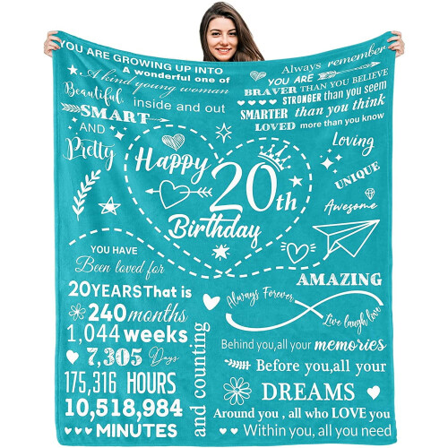 Couverture Sweet16 pour filles 127 x 152 cm