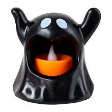 Halloween LED szellem gyertyalámpa 6 cm