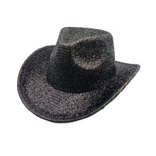 Hata cowboy seicheamhach dubh do mhná, stíl an iarthair