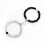 Magnetisches Partnerarmband-Set, türkisfarbene Perlen, 2 Stück 1