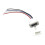Practical ABS USB 2.0 Female Connectors with Solder-White 4p 1