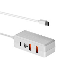 Type C to Double USB and Double Type C Charging-2.8 meters