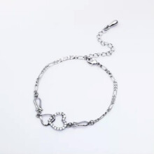 Armband med gult guldfyllt zirkon, 1 st.