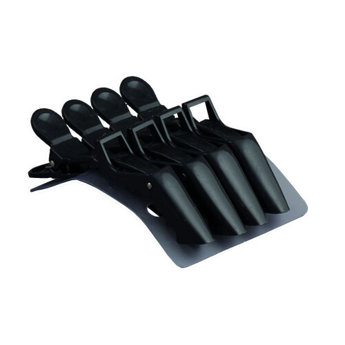 Sanshin Croc Clips schwarz 4 Stück