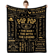 Couverture grand-père 152 cm x 127 cm