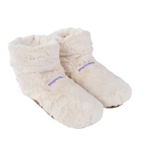 Warmies Slippies Boots Deluxe beige (Größe 37 - 42)