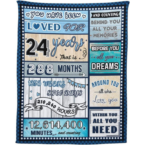 Couverture d'anniversaire douce pour adolescents 127 cm x 152 cm
