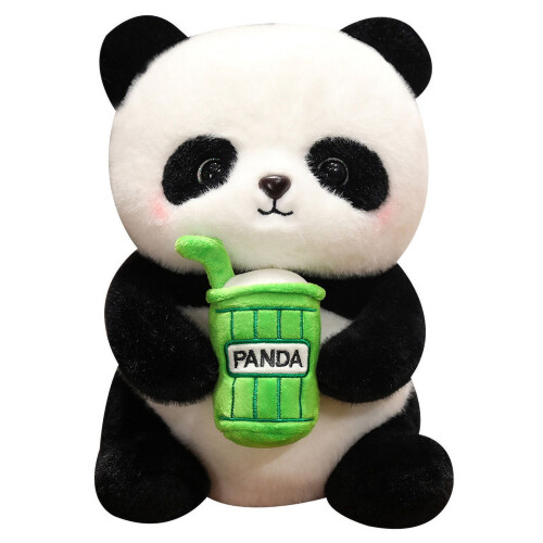 Λούτρινο παιχνίδι Panda κινουμένων σχεδίων, δώρο λούτρινο ζωάκι, μικρό, μεσαίου