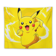 Pikachu-seinävaate olohuoneeseen ja makuuhuoneeseen