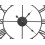 Retro-Wanduhr - schwarz 3