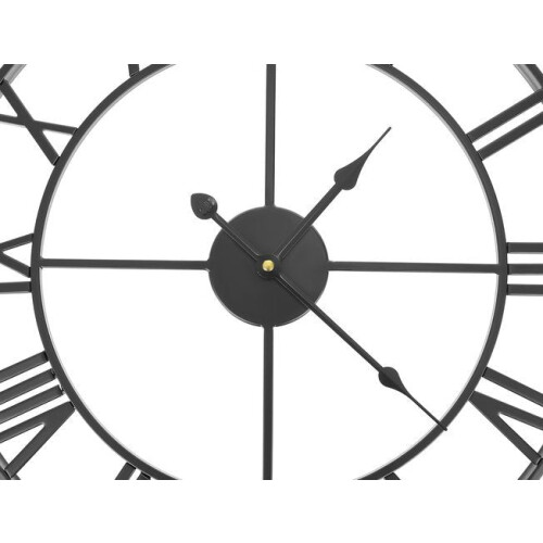 Retro-Wanduhr - schwarz 2