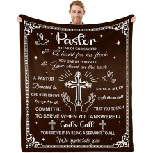 Couverture chrétienne pour hommes 127 x 152 cm