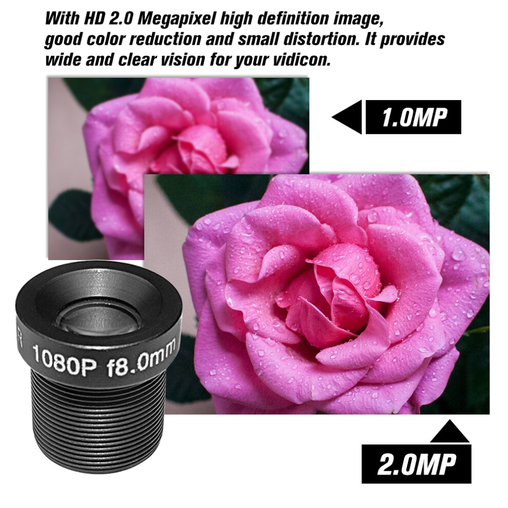 2Mp 8Mm M12 Cctv Camera Lens Hd 7340572973559
