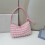 Dame polyester skuldertaske justerbar rem 11,8x7x3,9 1