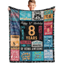 Couverture pour le 10e anniversaire d'un garçon, 60 x 50 pouces