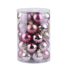 Kerstdecoratieballen, onbreekbaar, 34 stuks