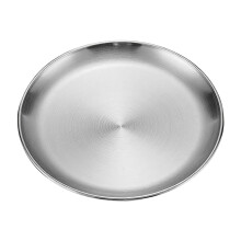 Piatti da portata in acciaio inox rinforzati da 25 cm